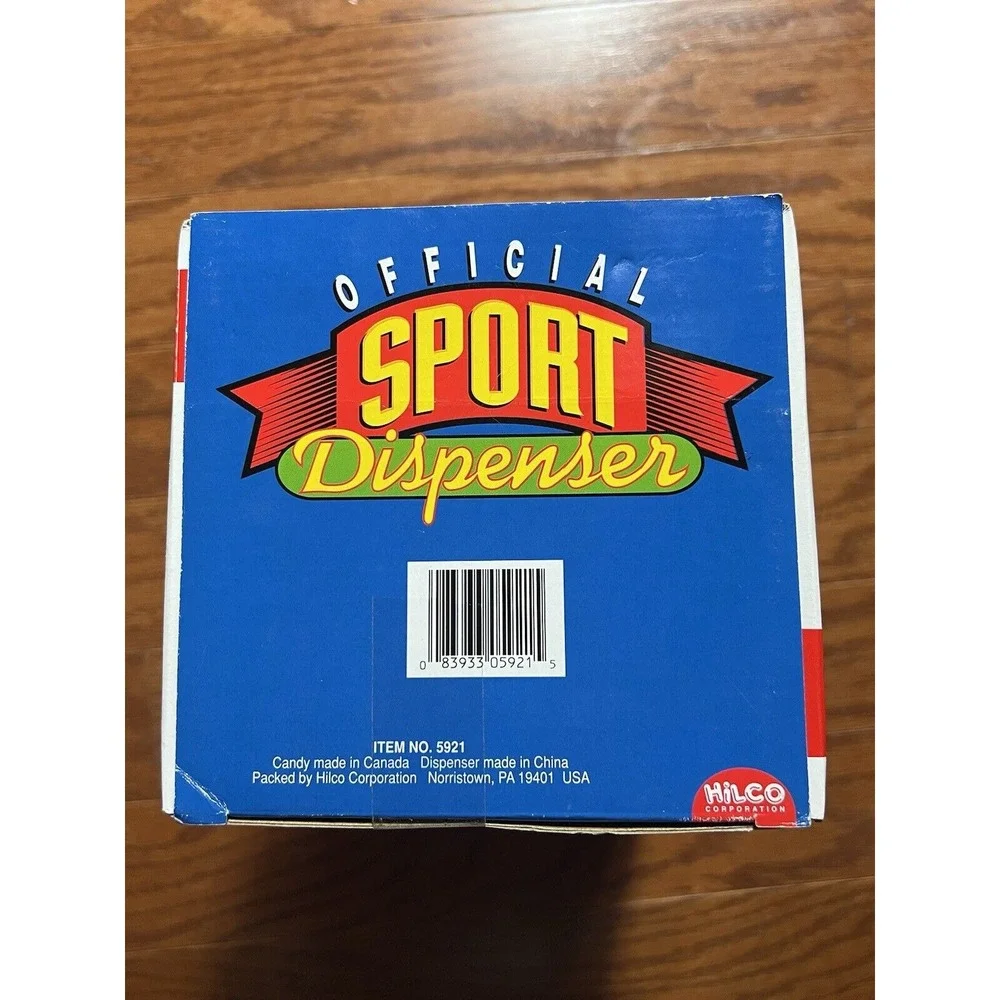 HilCo Official Sport Gumball Dispenser Basketball NIB‎ Includes Gum (Old)